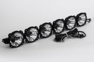 Yamaha YXZ1000R Light Bar - Overhead - KC HiLiTES - Pro6 Gravity LED 6-Light 120W Combo Beam - `16-`19